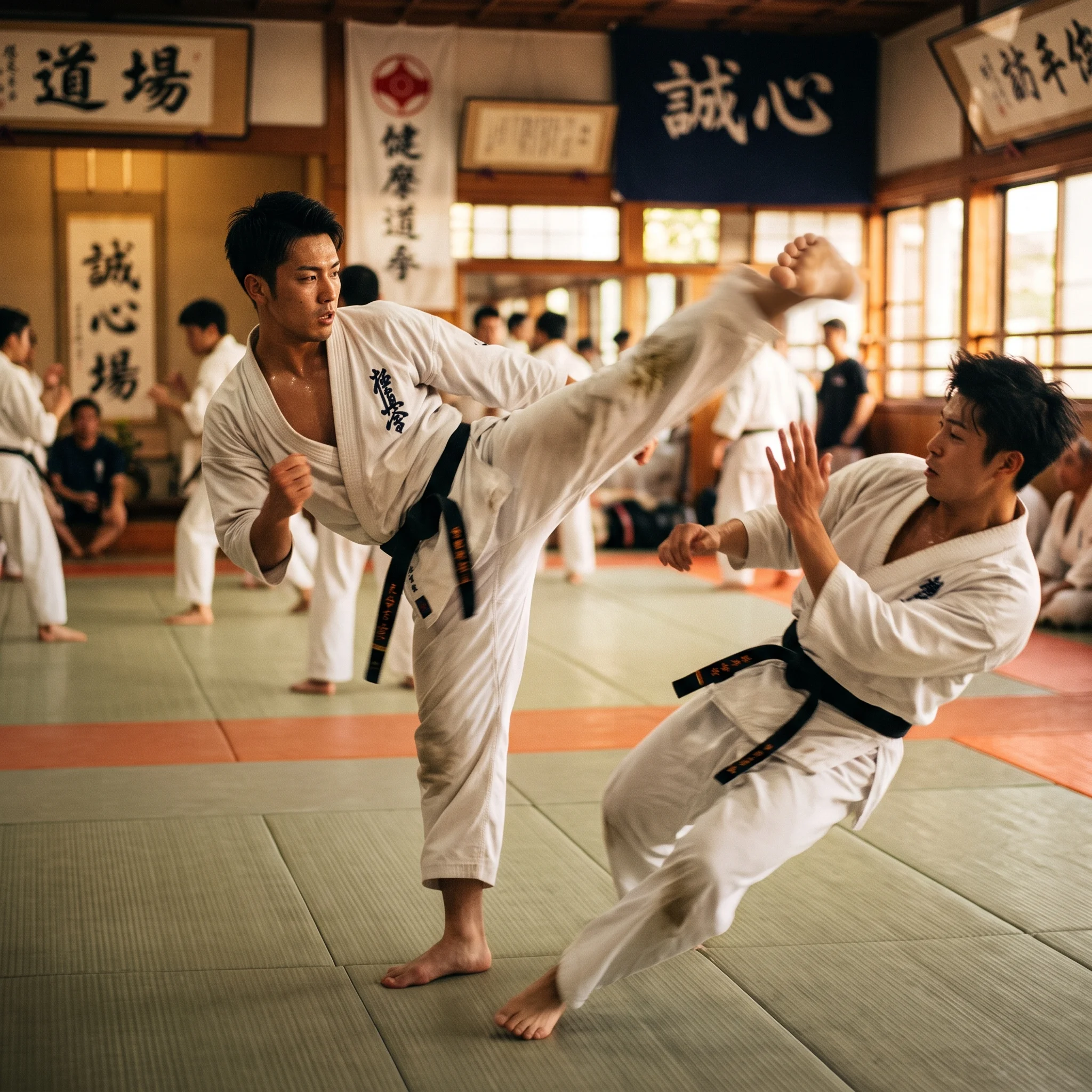 Karate Bros slide