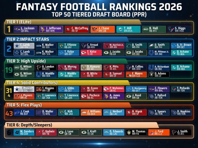 Fantasy Football Rankings 2026