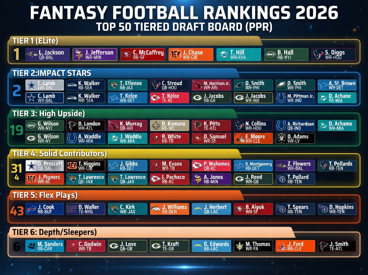 Fantasy Football Rankings 2026