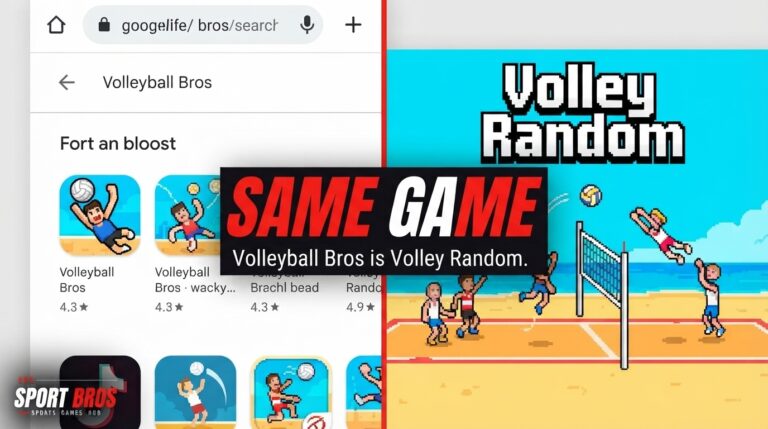 Is Volleyball Bros the Same as Volley Random?