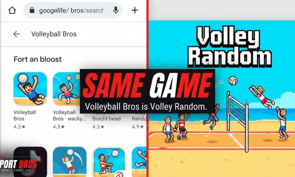 Is Volleyball Bros the Same as Volley Random?